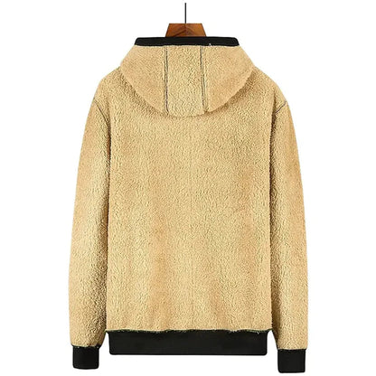 Gilben - Chaqueta de invierno para hombre con capucha y forro polar