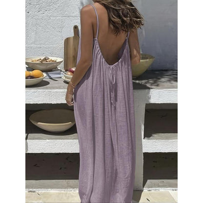 M&D™ - Women's Solid Color Cami Lounge Dress