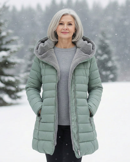 Fleece Lined Puffer Coat