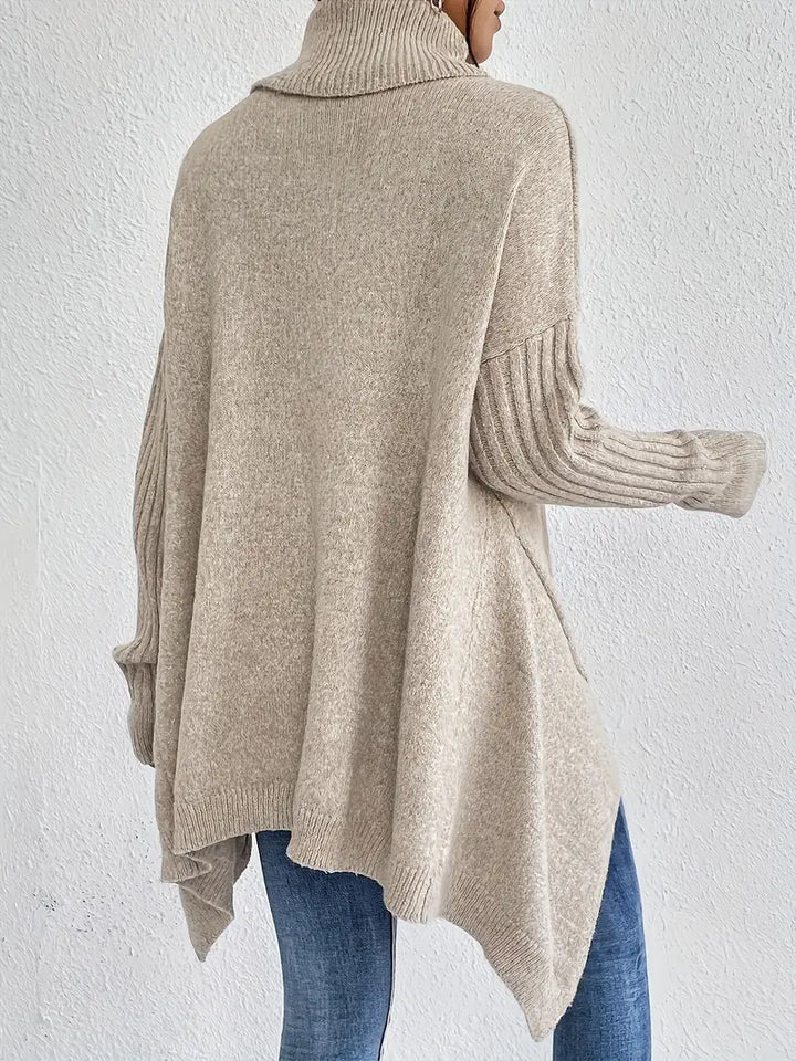 Elegant High-Collar Knit
