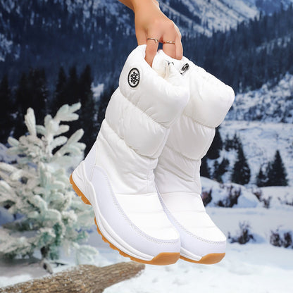 Botas de invierno cálidas e impermeables. 