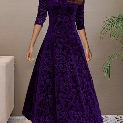 Denise | Vestido elegante de terciopelo