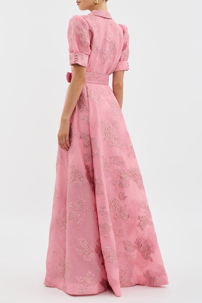 Anabella - Vestido con mangas abullonadas cortas