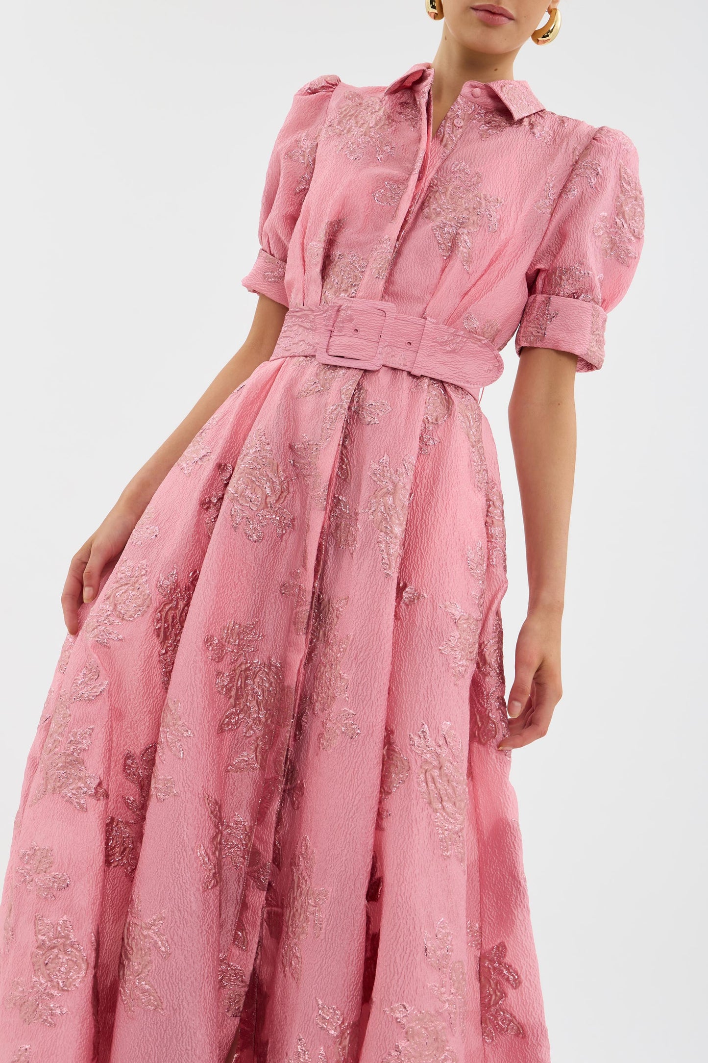 Anabella - Vestido con mangas abullonadas cortas