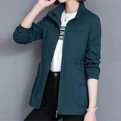 Women’s Relaxed Fit Waterproof Trench Coat