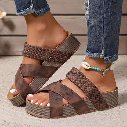 Abigail™ – Sandalias ortopédicas de cuero con tira