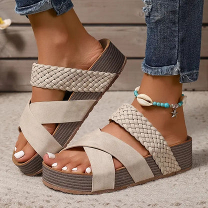 Abigail™ – Sandalias ortopédicas de cuero con tira