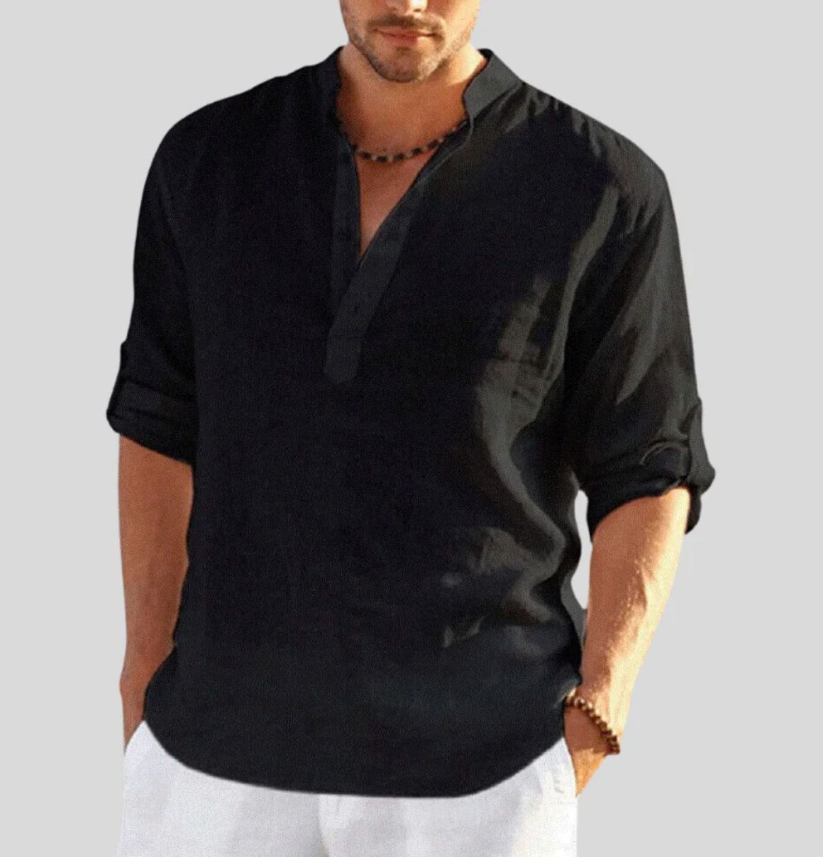 Aaron | Camisa informal holgada