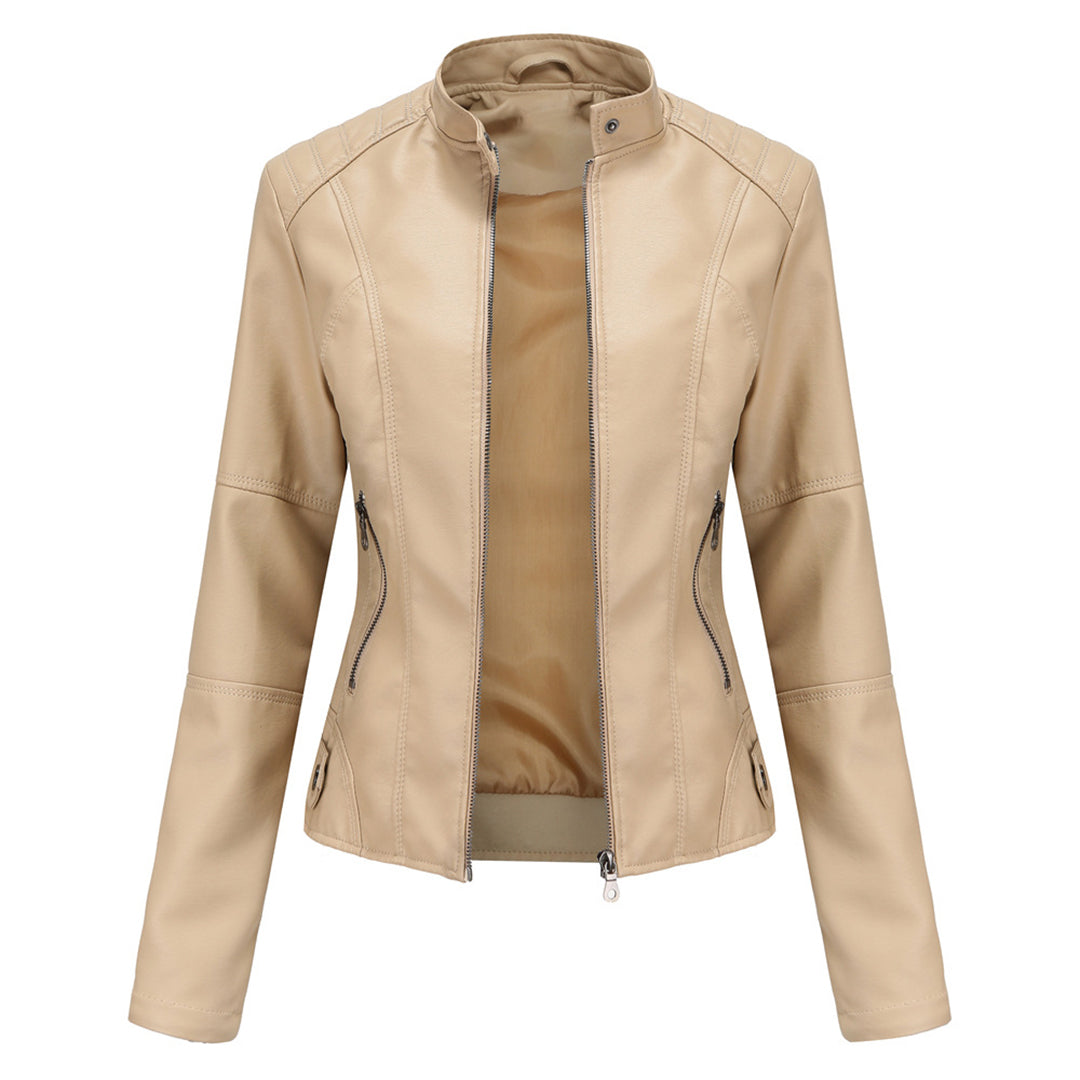 Ella | Chaqueta biker elegante y ajustada para mujer
