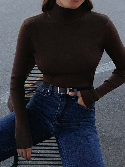 Maisie | Women’s Spring Comfortable Mock Neck Top