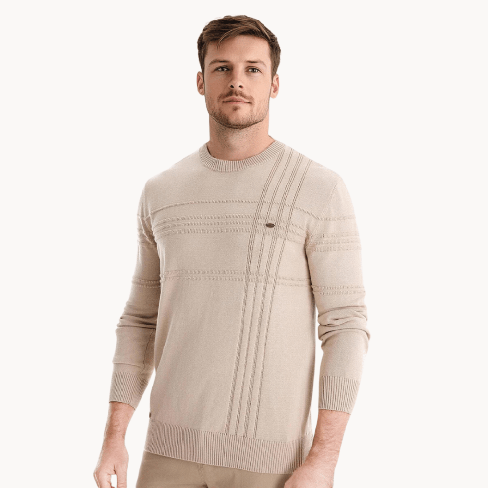 Burkhard | Suéter elegante para hombre con diseño de cuadros 