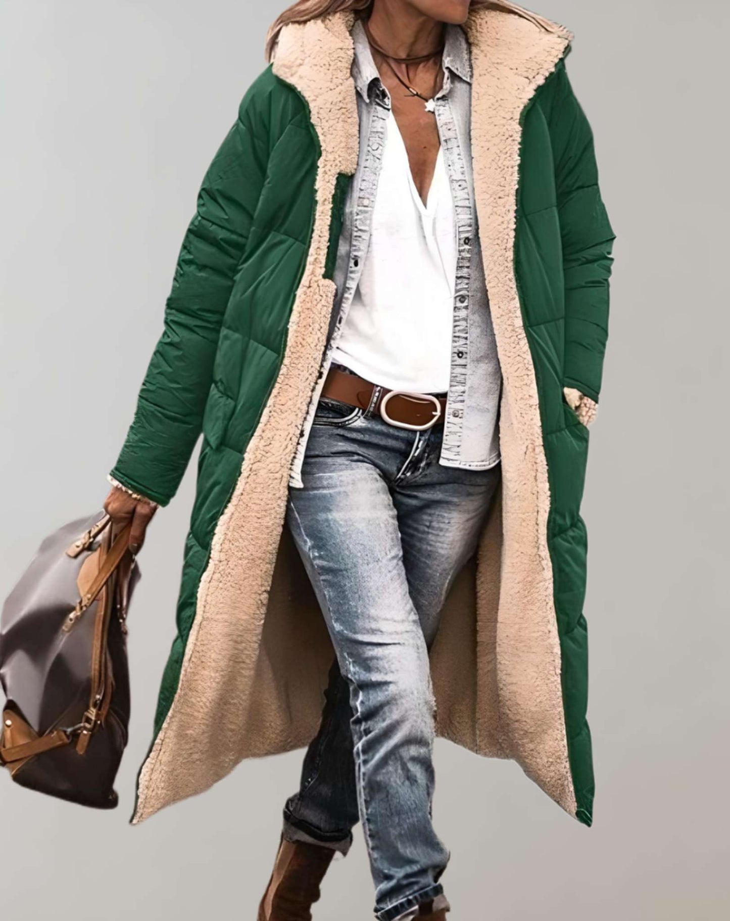 Daisy | Abrigo acolchado de invierno para mujer con forro