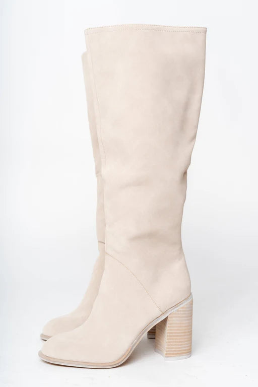 Women’s Winter Knee-High Boots with Block Heels
