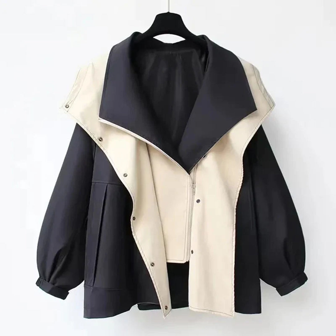 Daisy | Chaqueta elegante de doble capa con capucha para mujer