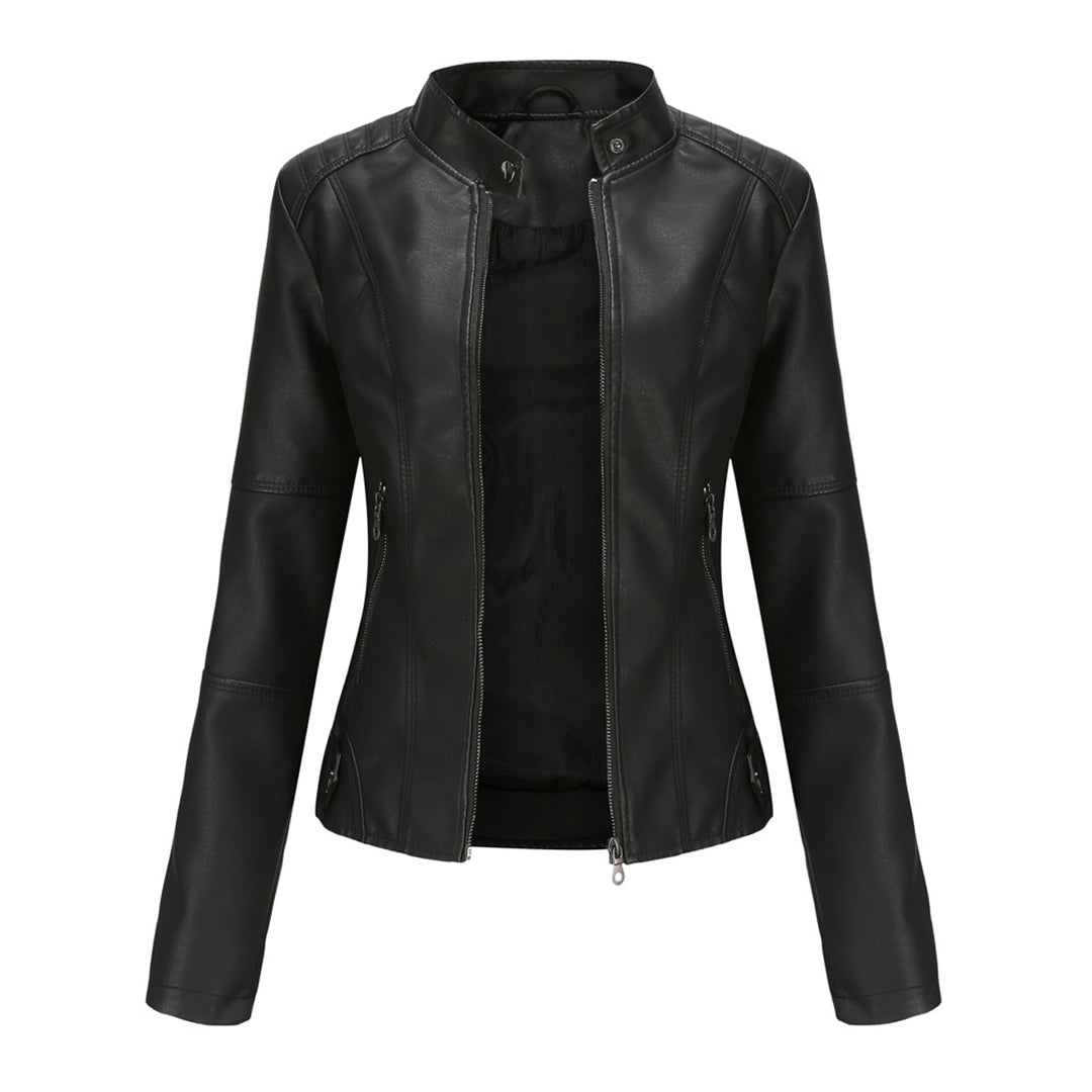 Ella | Chaqueta biker elegante y ajustada para mujer