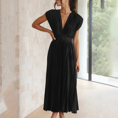 Timeless Pleated Midi Dress