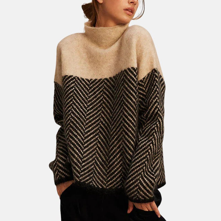 Herringbone Knit Sweater