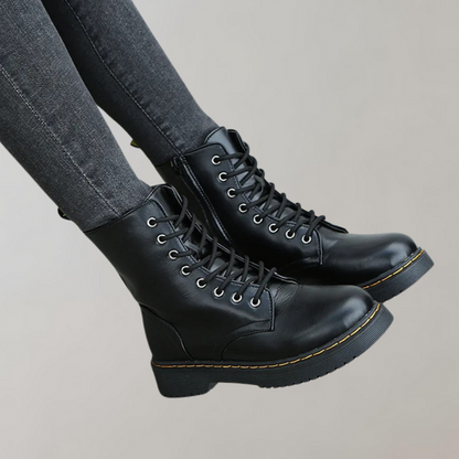 Ethan | Men’s Lace-Up Leather Combat Boots