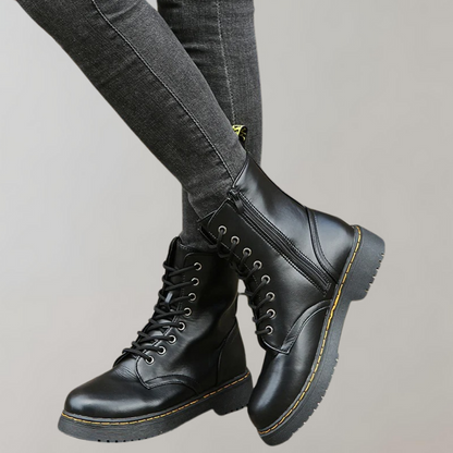 Ethan | Men’s Lace-Up Leather Combat Boots