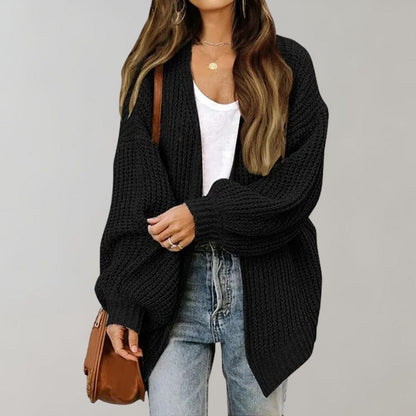 Women’s Relaxed Fit Knit Open Front Cardigan