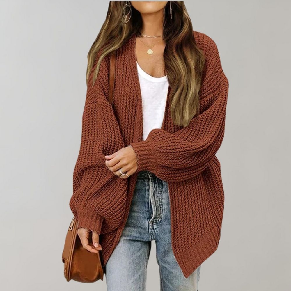 Fiona | Women’s Relaxed Fit Knit Open Front Cardigan