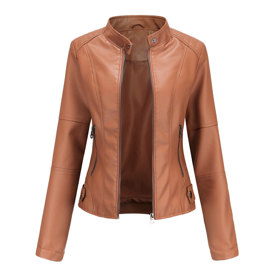 Ella | Chaqueta biker elegante y ajustada para mujer