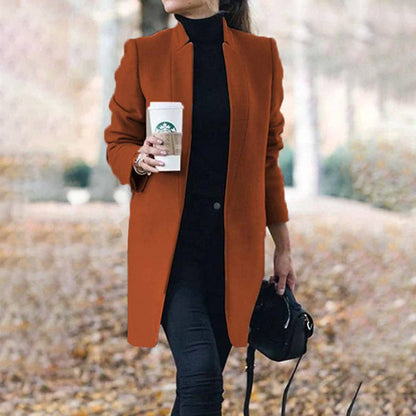 Bella | Abrigo de invierno clásico con solapa entallada para mujer