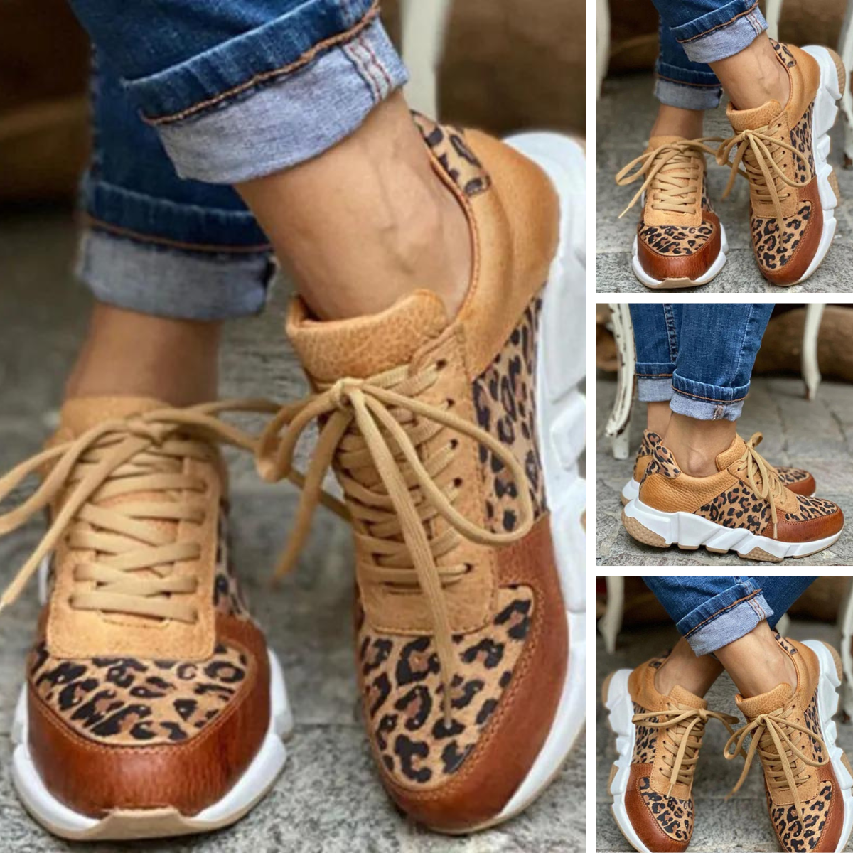 Samantha | Zapatillas de running urbanas con cordones para mujer