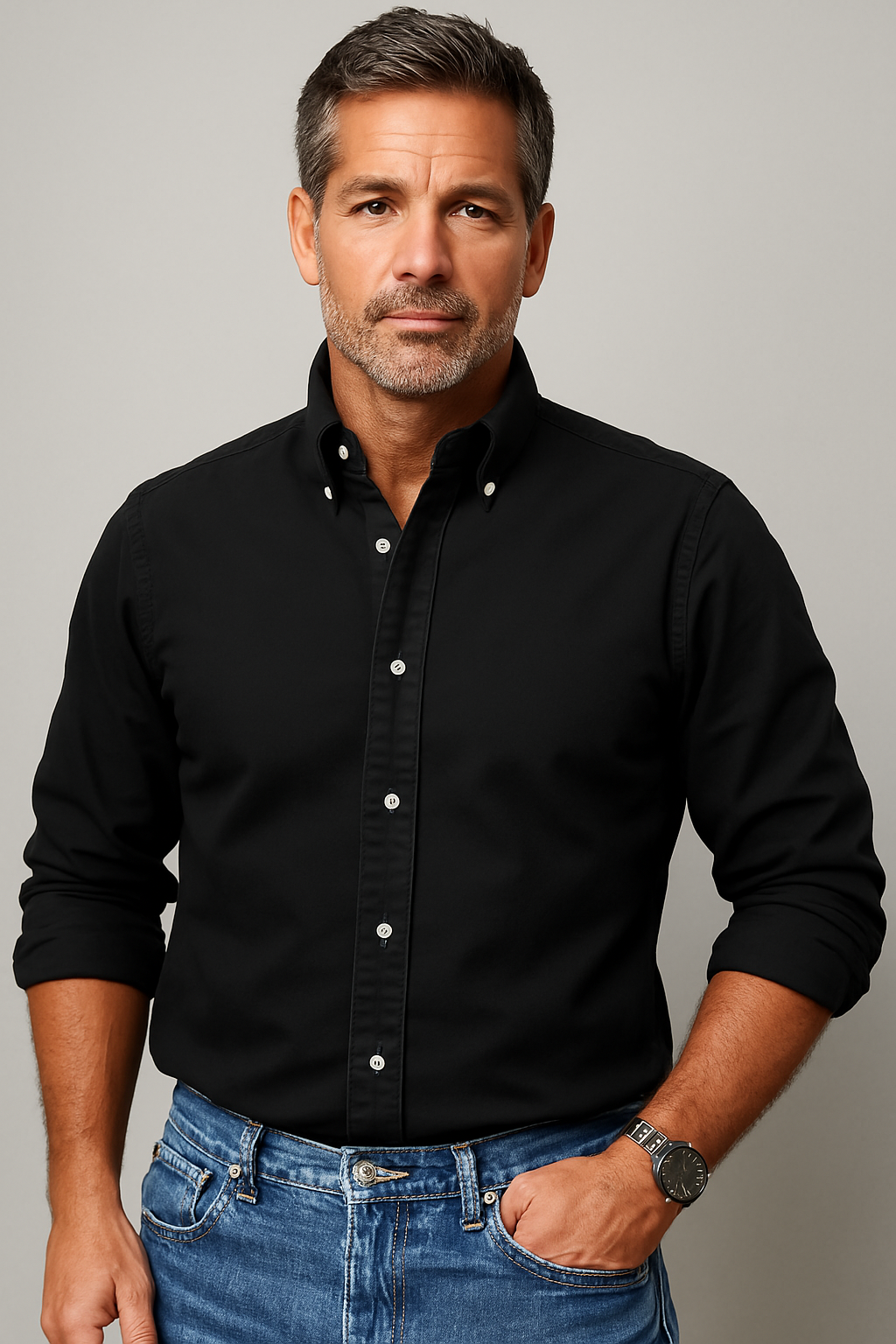 Classic Everyday Long-Sleeve Shirt