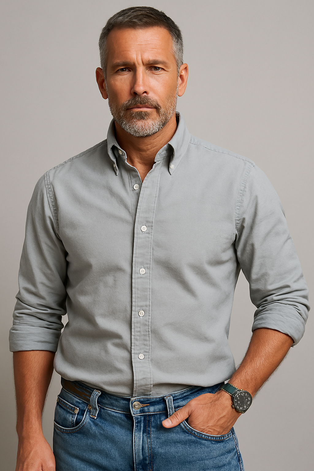 Classic Everyday Long-Sleeve Shirt