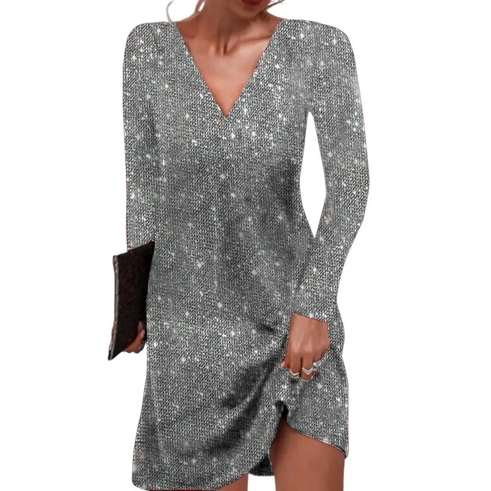 Eleanor | Women’s Elegant V-Neck Wrap Dress