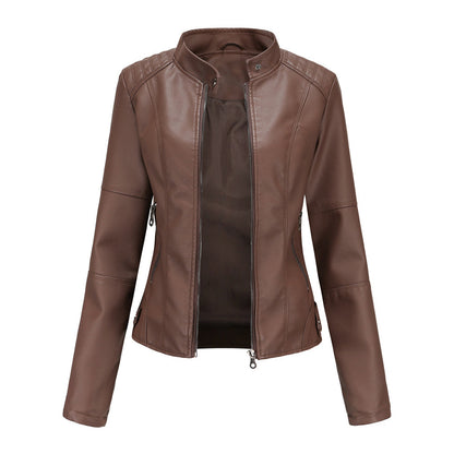 Ella | Chaqueta biker elegante y ajustada para mujer