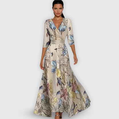 Stylish Wrap Skirt with Floral Pattern