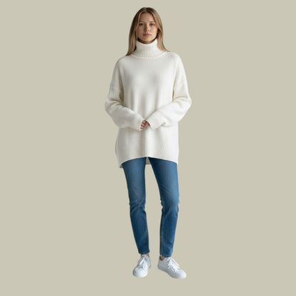 Paige | Women’s Modern Relaxed Fit Winter Turtlenecks Sweater
