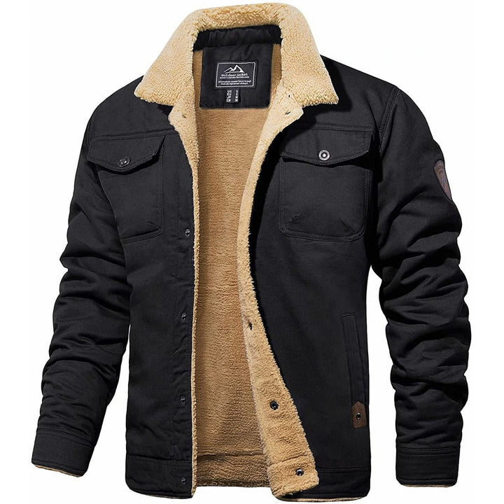 Warm Lined Outdoor Casual Jacket For Men