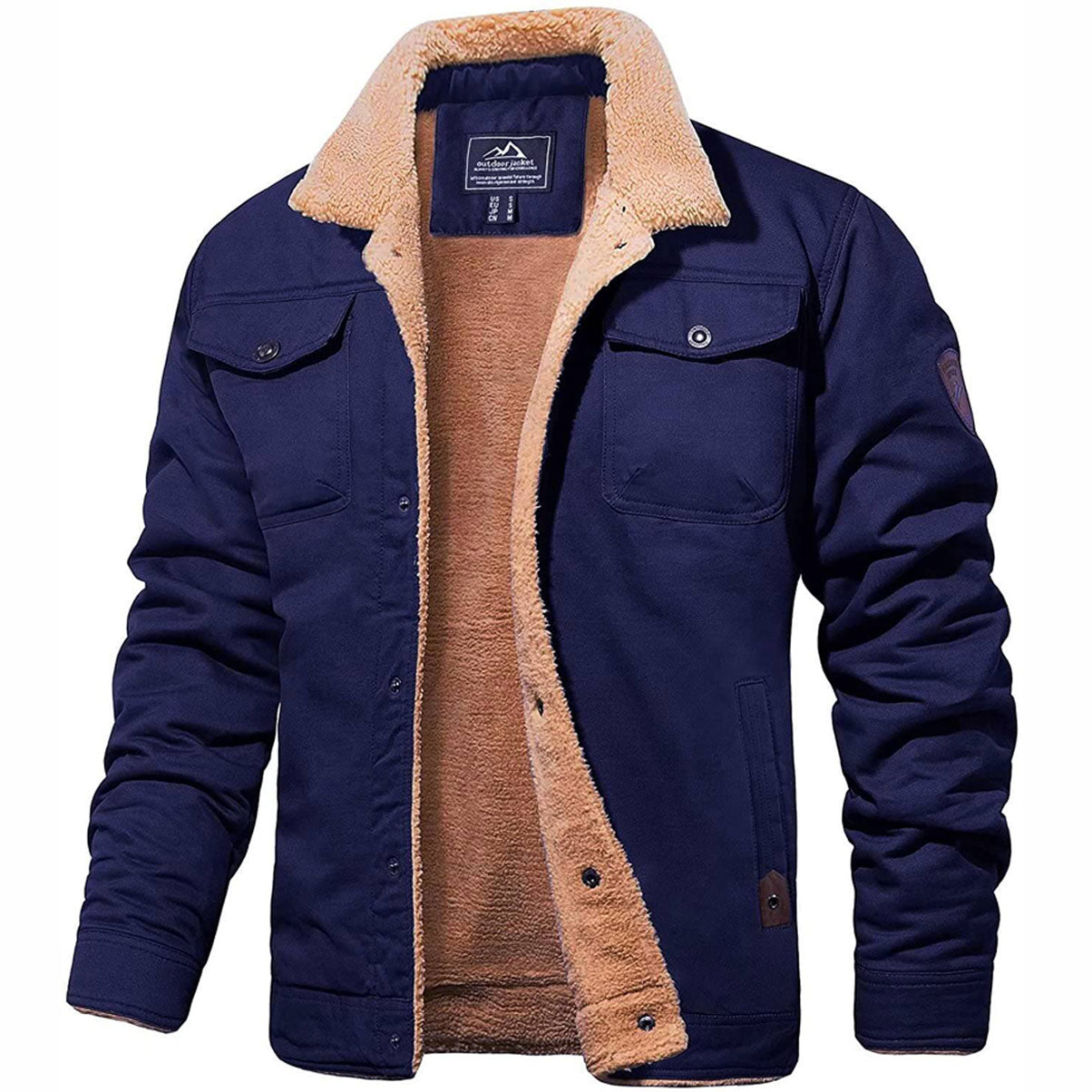 Brian | Warm Lined Outdoor Casual Jacket For Men