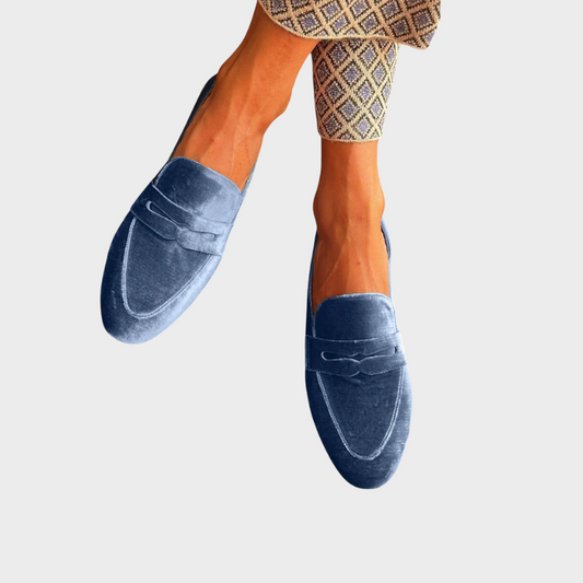 Printed Slip-On Comfort Loafers