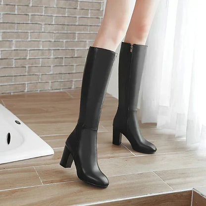 Women’s Knee-High Heeled Boots