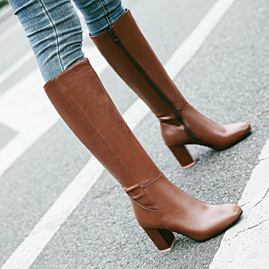 Women’s Knee-High Heeled Boots