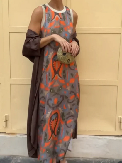 Boho Chic Two-Piece Dress