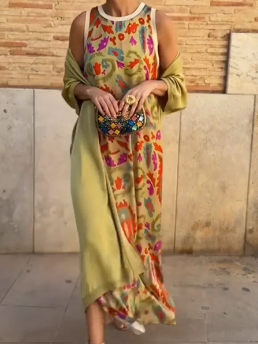 Boho Chic Two-Piece Dress