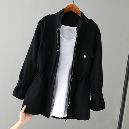 Audrey | Chaqueta utilitaria elegante para mujer con cremallera