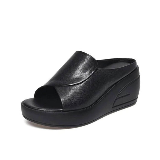 Eliza – Sandalias ortopédicas de cuña sin cordones