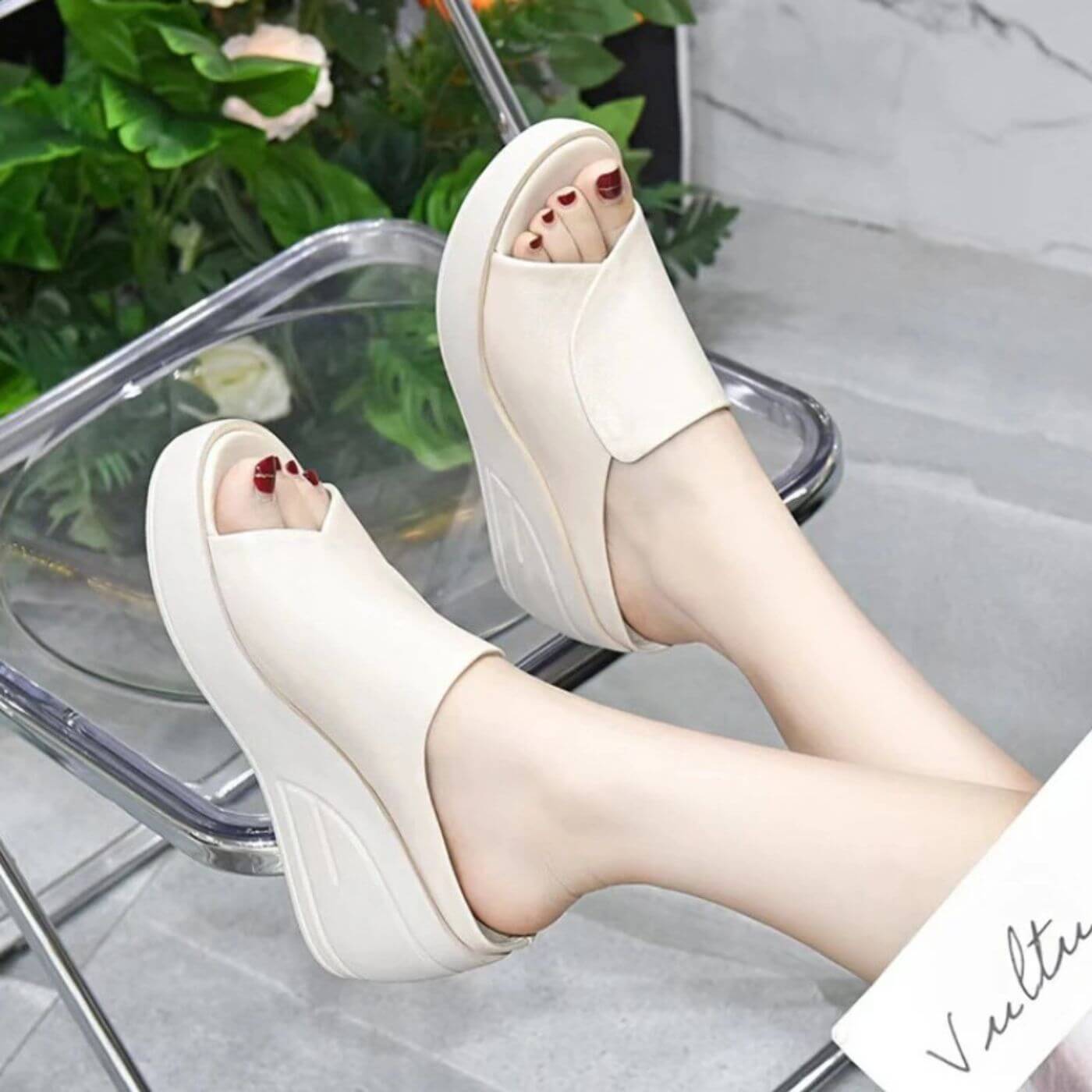 Eliza™ – Sandalias ortopédicas de cuña sin cordones