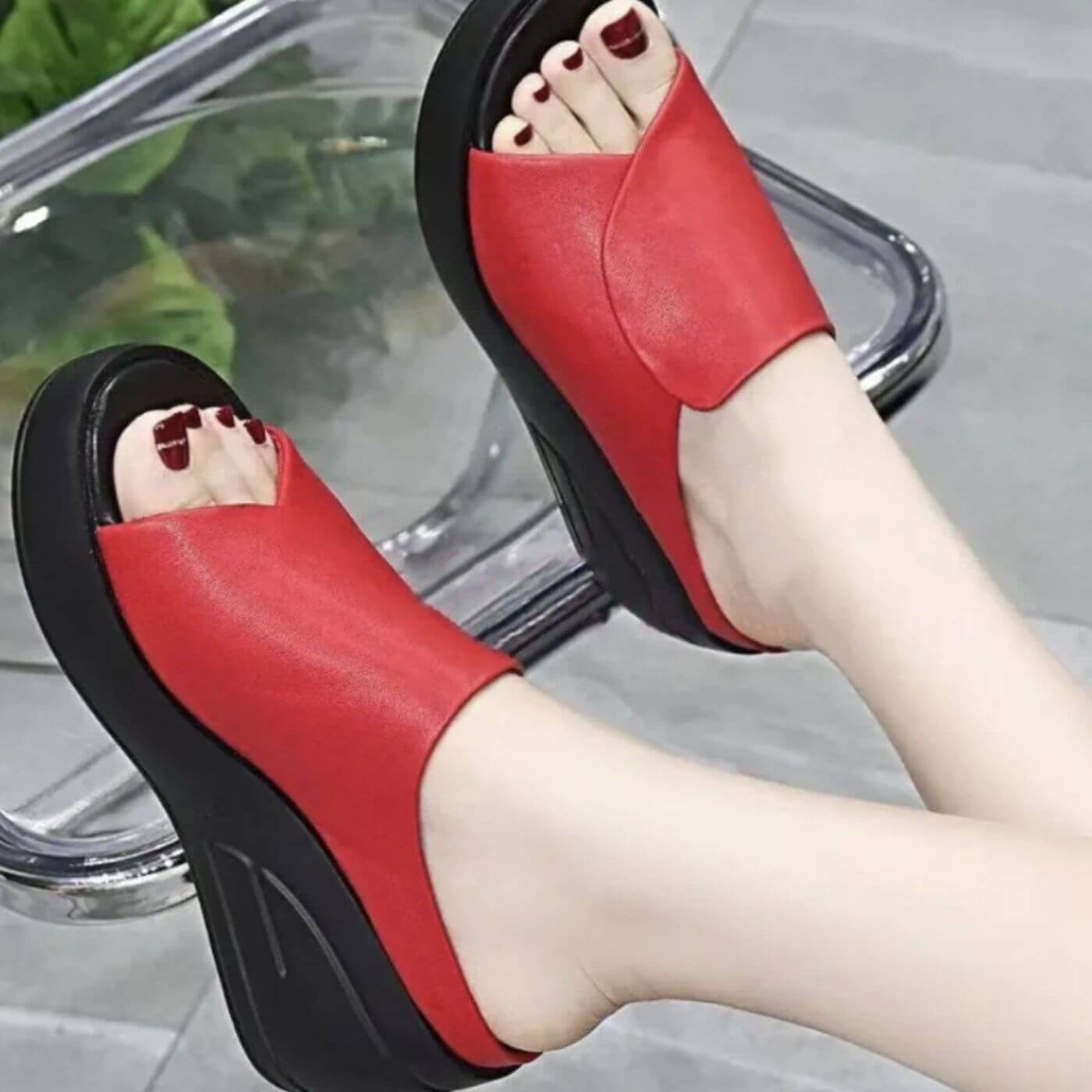 Eliza™ – Sandalias ortopédicas de cuña sin cordones