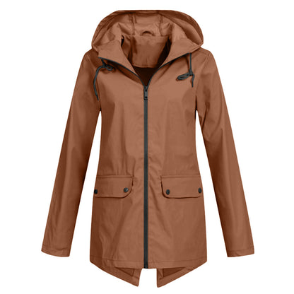 Madison | Chaqueta impermeable transpirable con capucha para mujer