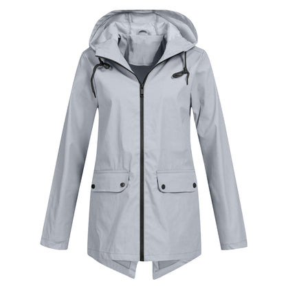 Madison | Chaqueta impermeable transpirable con capucha para mujer