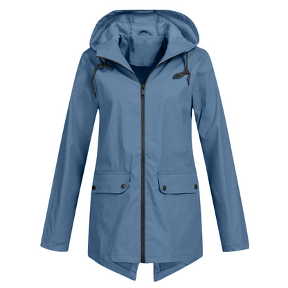 Madison | Chaqueta impermeable transpirable con capucha para mujer