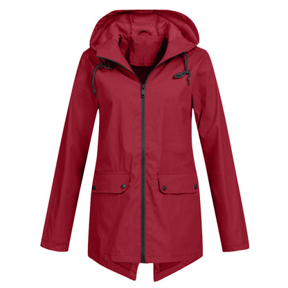 Madison | Chaqueta impermeable transpirable con capucha para mujer