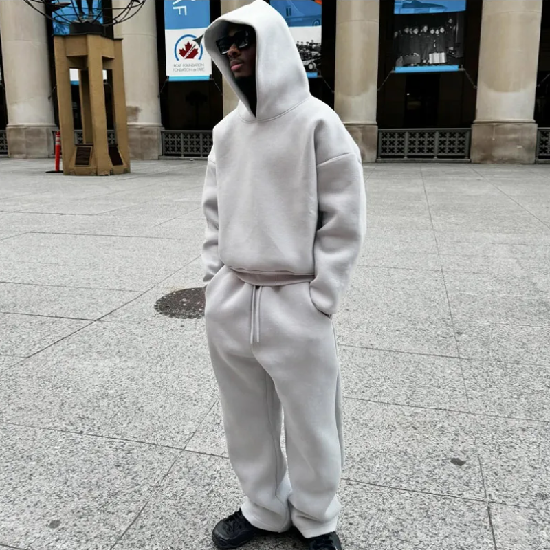 Adam | Men’s Minimal Hooded Sweater Set